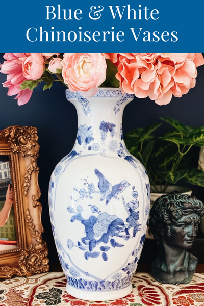 Blue & White Chinoiserie Vases For Every Home