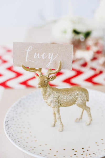 9 Easy DIY Holiday Place Cards