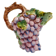 Vintage Italian Majolica Grapes Pitcher