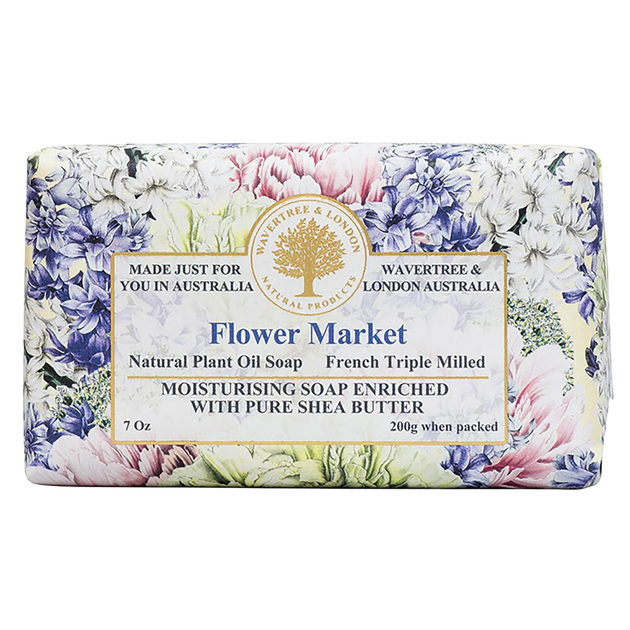 Australian Flower Market Natural Soap Bar House of Andaloo