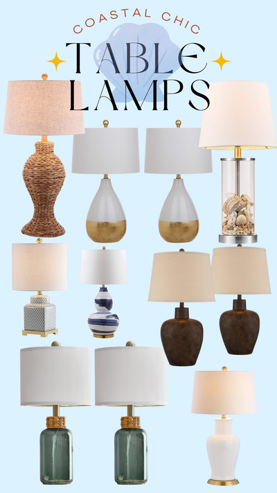 Most Loved Coastal Chic Table Lamps On Amazon