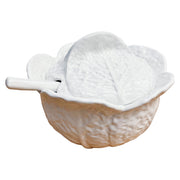 Portuguese White Cabbage Tureen With Ladle