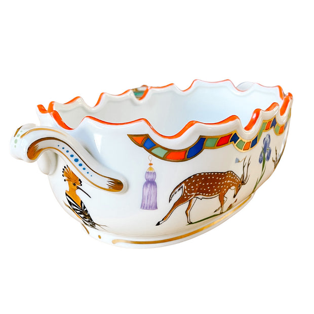 Vintage Lynn Chase Tiger Raj 12" Monteith Bowl