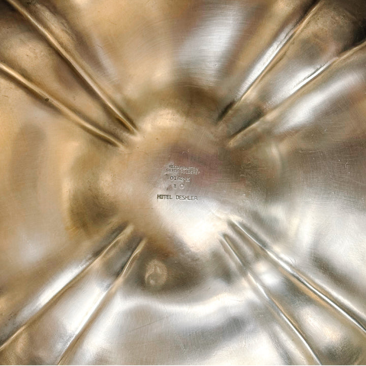 antiques Reed & Barton Silver Soldered Hotel Deshler Food Cloche / Dome