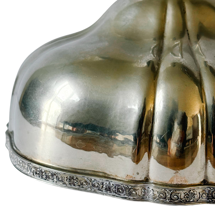 antiques Reed & Barton Silver Soldered Hotel Deshler Food Cloche / Dome