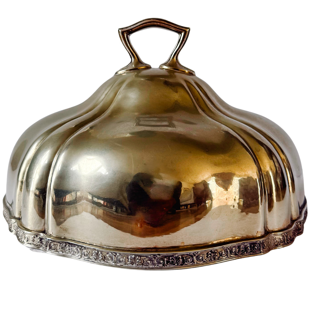antiques Reed & Barton Silver Soldered Hotel Deshler Food Cloche / Dome