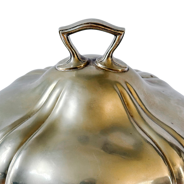 antiques Reed & Barton Silver Soldered Hotel Deshler Food Cloche / Dome