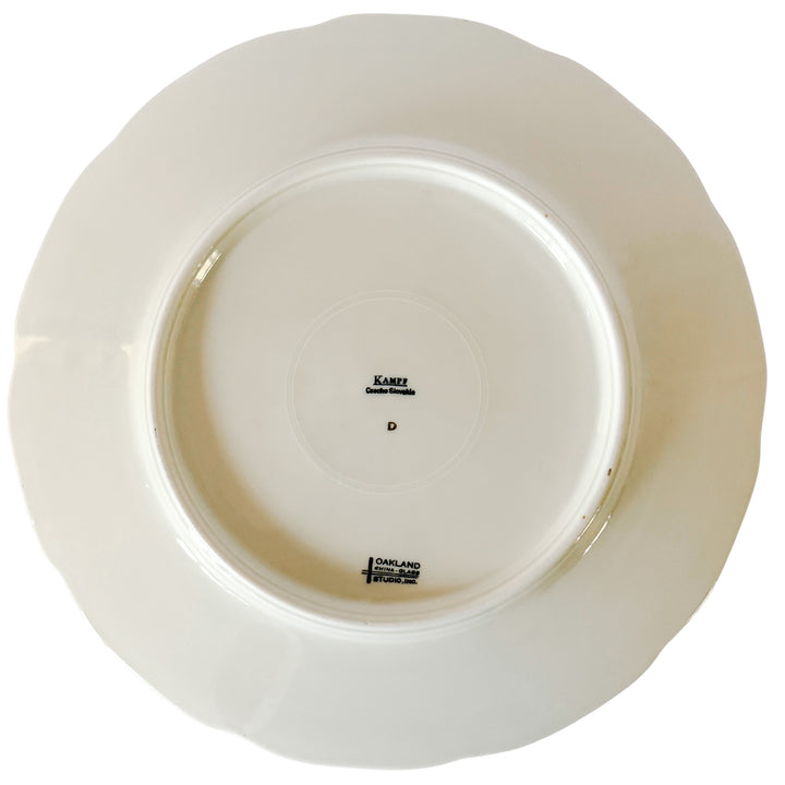 1930 Gold-Encrusted Czechoslovakian Dinner Plates by Rudolf Kämpf, Set of 12