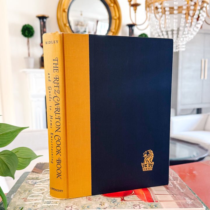 1968 First Edition "The Ritz-Carlton Cook Book and Guide to Home Entertaining"