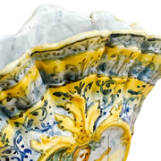 19th Century Italian Faience Tulipiere Vase by Angelo Minghetti