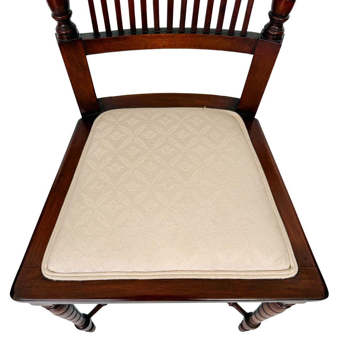 19th Century English Regency Mahogany Parlor Set Settee and Pair of Side Chairs