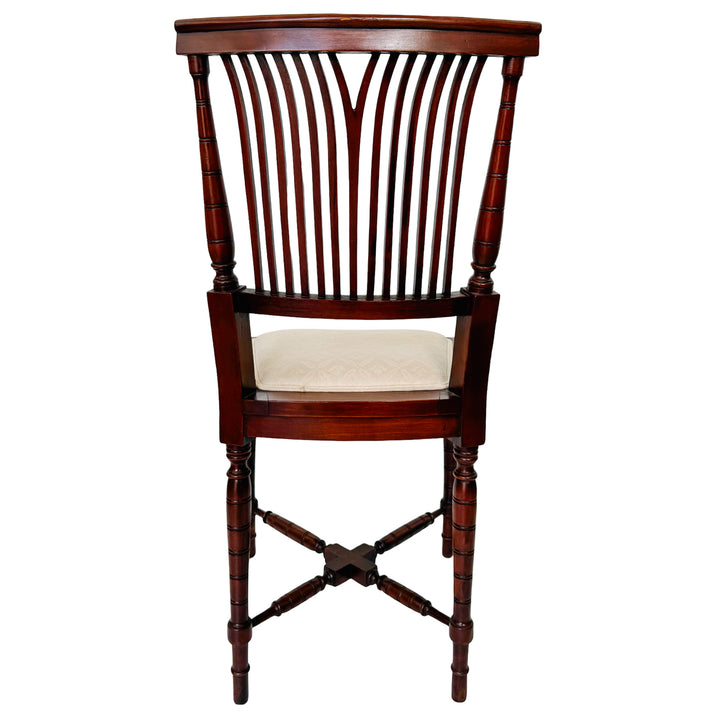 19th Century English Regency Mahogany Parlor Set Settee and Pair of Side Chairs