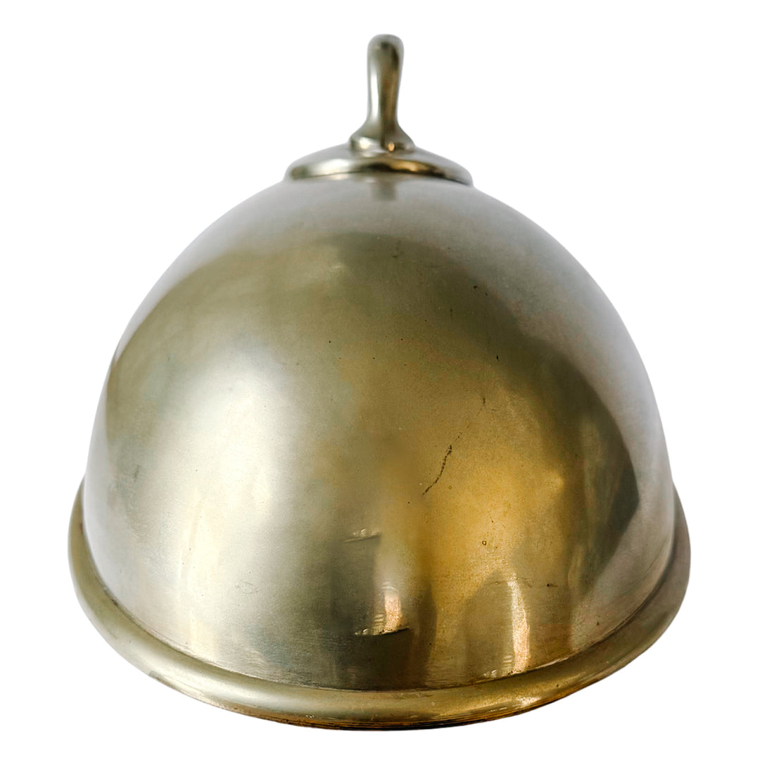 19th Century Grand Victorian Silver Soldered Oval Food Cloche by Reed & Barton