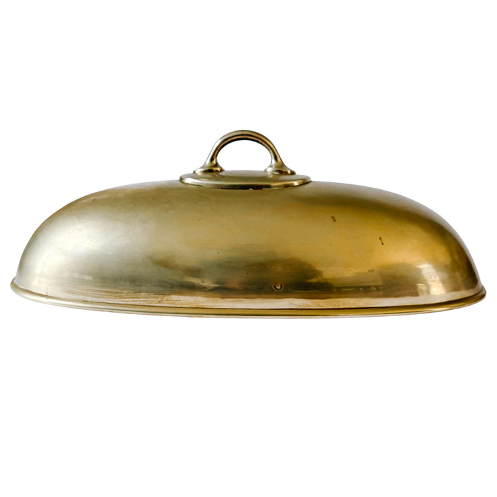 19th Century Grand Victorian Silver Soldered Oval Food Cloche by Reed & Barton
