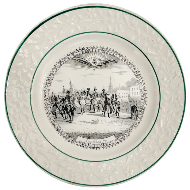 19th Century French Faience Napoleon Scene Plates