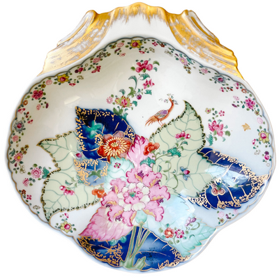 Mottahedeh Tobacco Leaf Shell Dish
