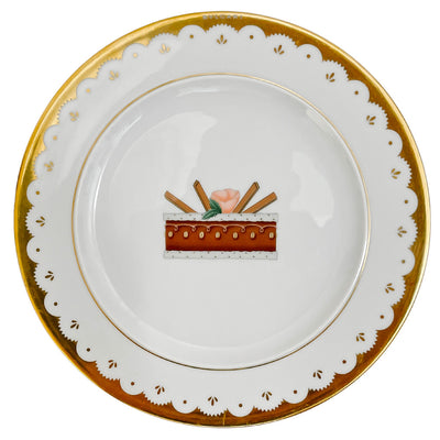 BVLGARI Rosenthal Dolci Deco Dessert Plate
