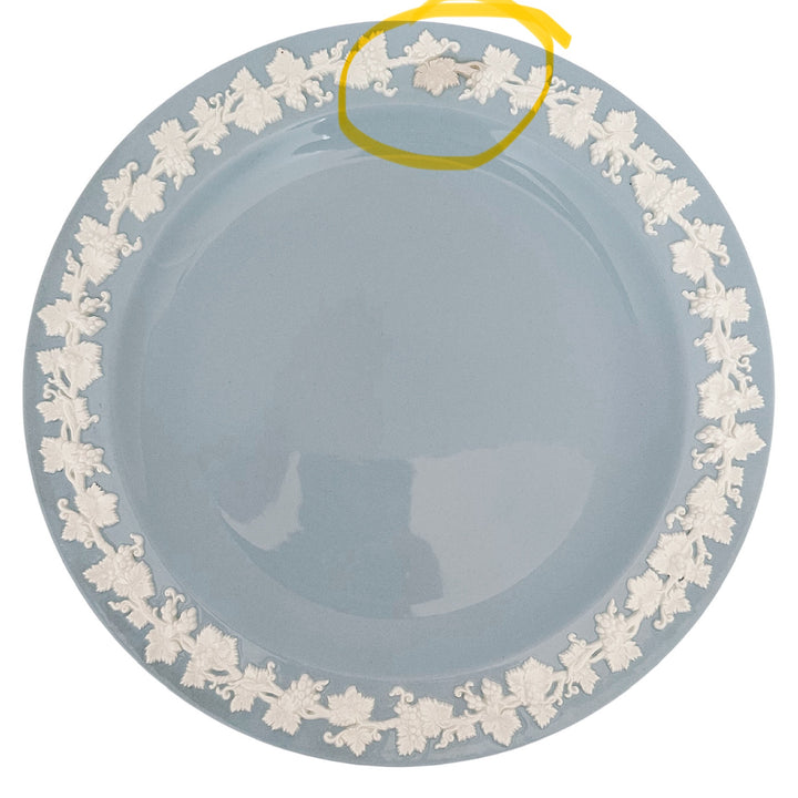 Wedgwood Cream Color on Lavender Dinner Plates, Set Of 8