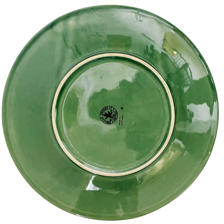 Bordallo Pinheiro Green Leaf Large 13" Chop Plate