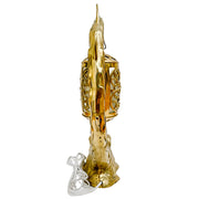 1970 American Brass Koi Fish Lantern Table Lamp
