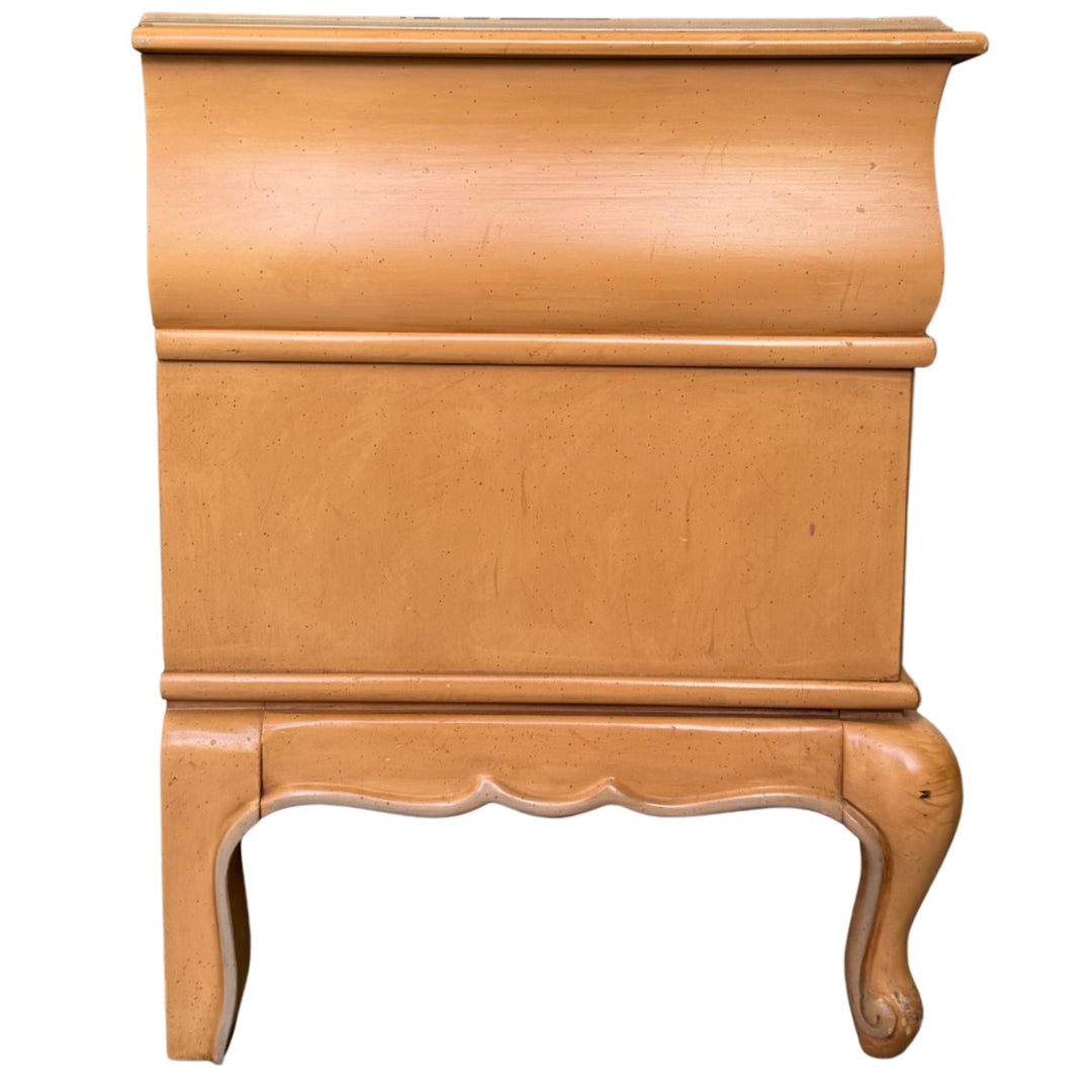 1980 American of Martinsville Carved French Provincial Nightstands - A Pair