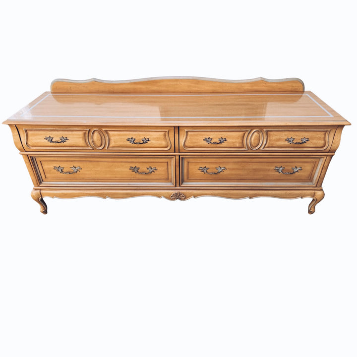 American of Martinsville Carved French Provincial Dresser