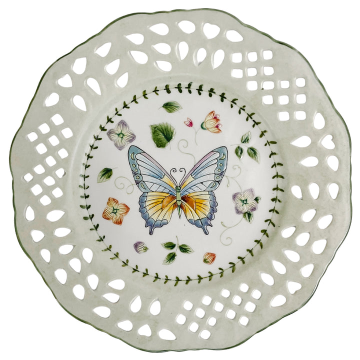 Andrea by Sadek Reticulated Butterfly Plates