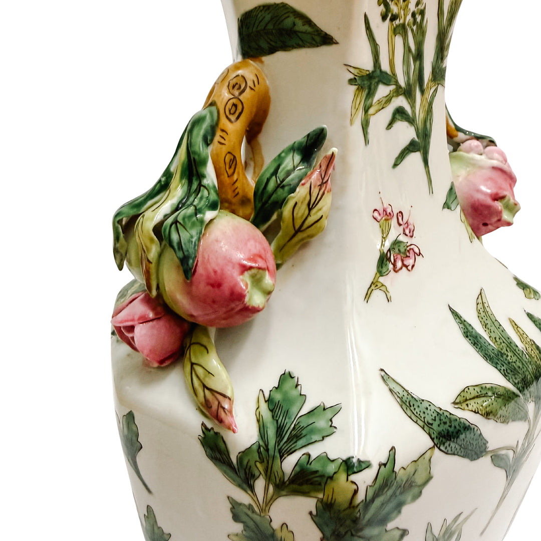 Andrea by Sadek Vase With Pomegranate Handles
