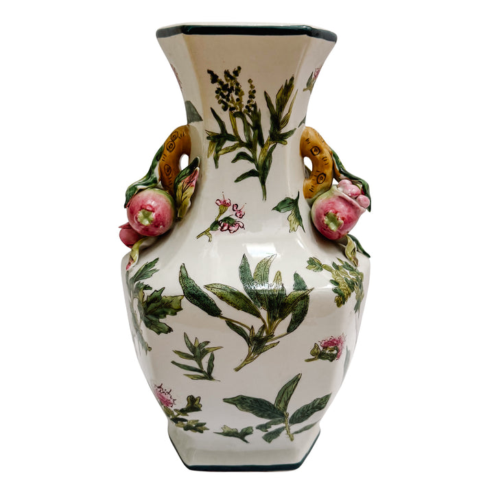 Andrea by Sadek Vase With Pomegranate Handles