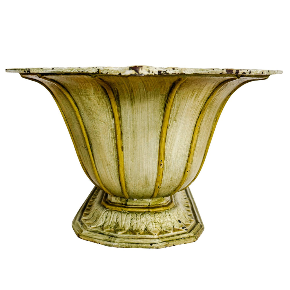 Antique 19th C. French Louis XVI Style Cast Iron Footed Jardiniere Planter