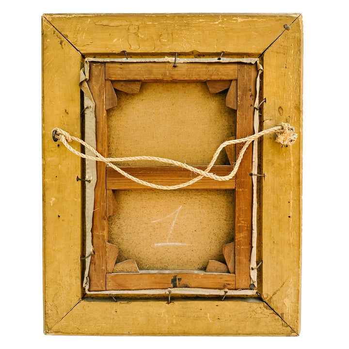 Antique 19th Century French Barbizon Style Original Oil Painting on Canvas, Signed