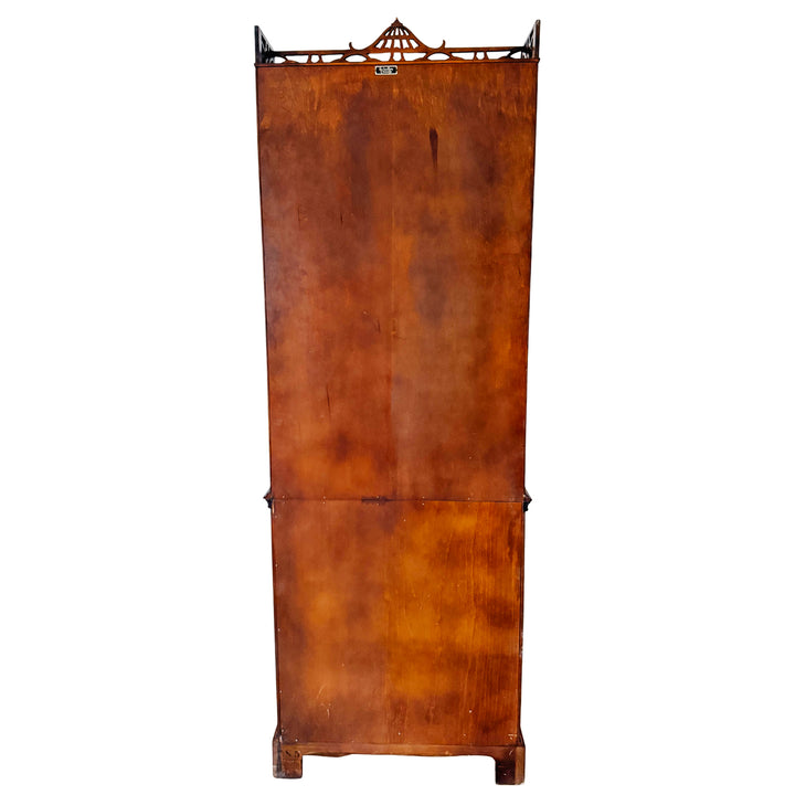 Antique American Chippendale Mahogany Etagere Cabinets by Robert W. Irwin Co.