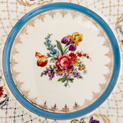 Antique Bohemia Floral Dinner Plate 11" by Pirkenhammer