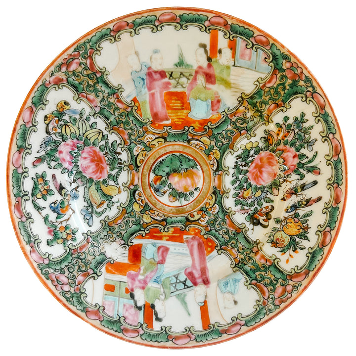Antique Chinese Export Rose Medallion Plates
