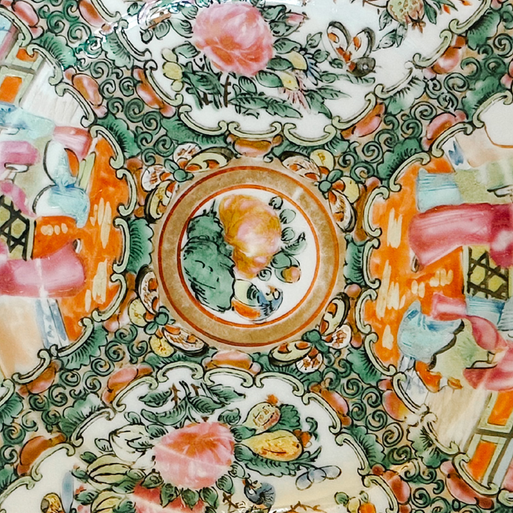 Antique Chinese Export Rose Medallion Plates