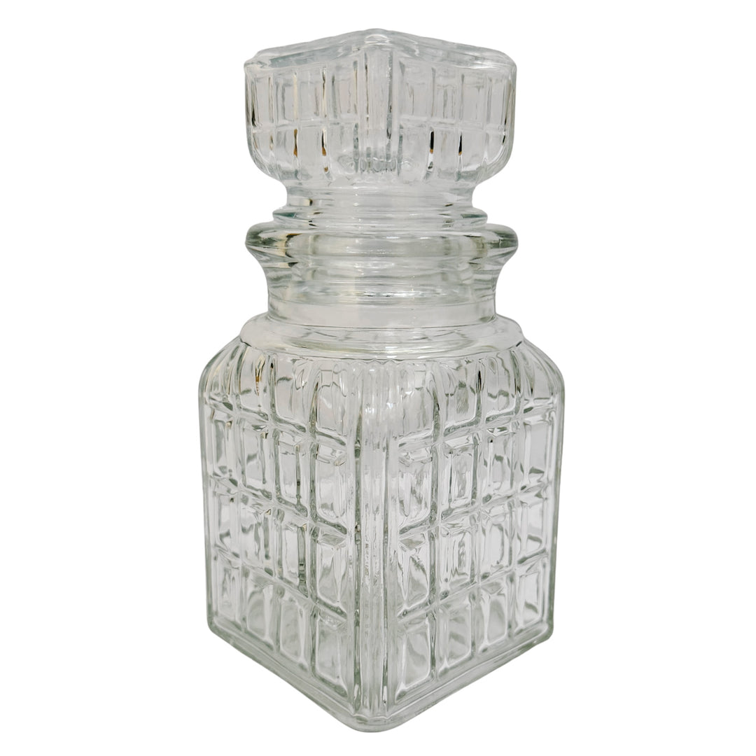 Antique English Silver Plated & Cut Glass Pickle Jars Pair in Original Caddy With Fork