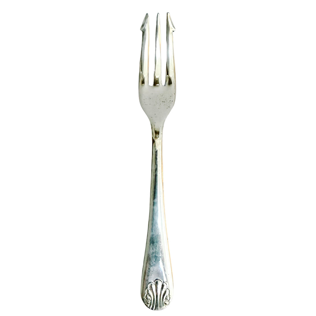 Antique English Silver Plated & Cut Glass Pickle Jars Pair in Original Caddy With Forks