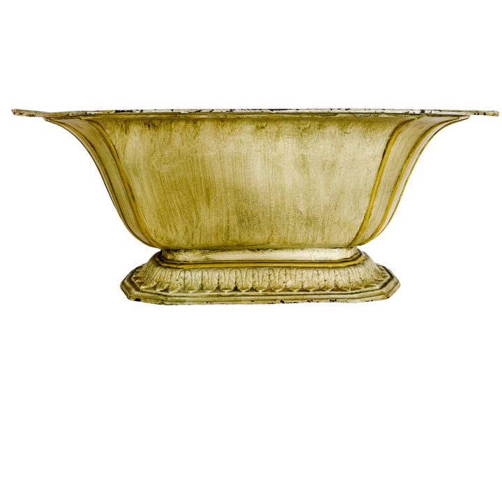 Antique 19th C. French Louis XVI Style Cast Iron Footed Jardiniere Planter