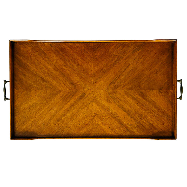 1970s Bamboo Accent Table With Removable Butler Tray by Drexel Heritage