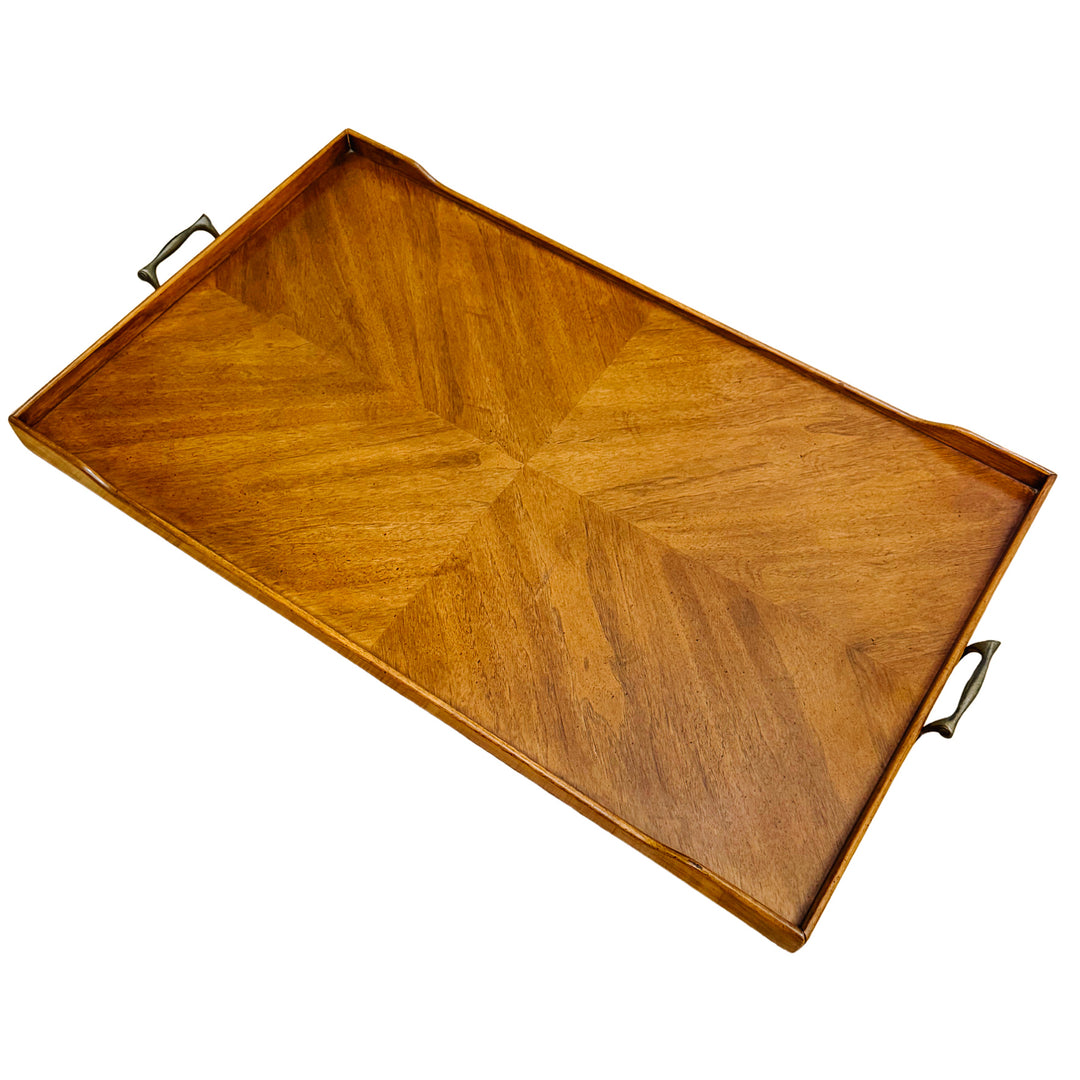 1970s Bamboo Accent Table With Removable Butler Tray by Drexel Heritage