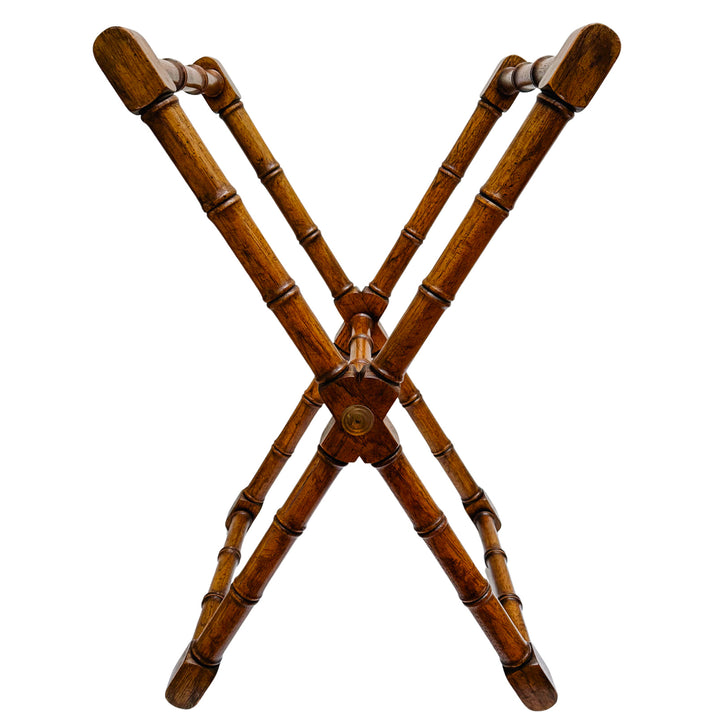 1970s Bamboo Accent Table With Removable Butler Tray by Drexel Heritage