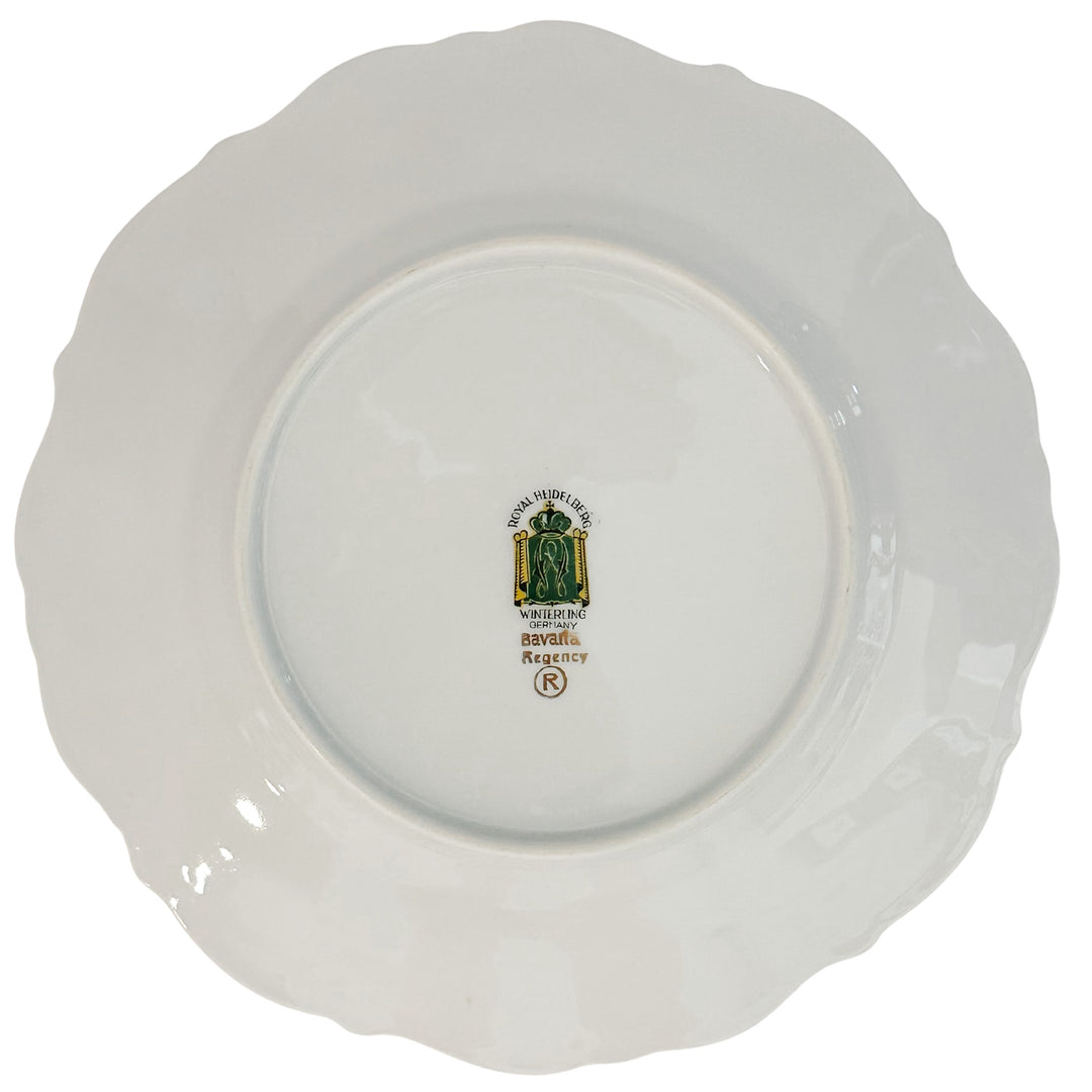 Bavarian Gold Regency Salad Plates by Royal Heidelberg