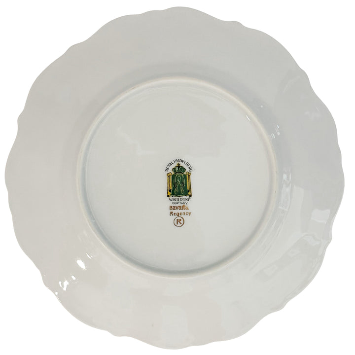 Bavarian Gold Regency Salad Plates by Royal Heidelberg