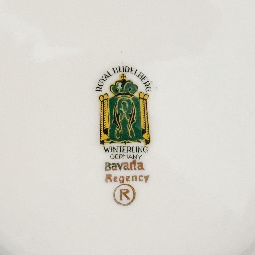 Bavarian Gold Regency Salad Plates by Royal Heidelberg