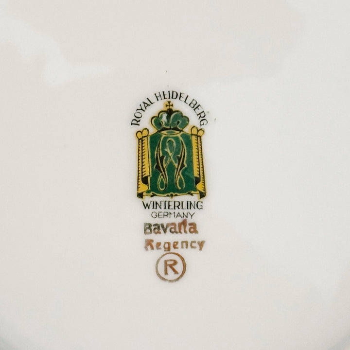 Bavarian Gold Regency Salad Plates by Royal Heidelberg