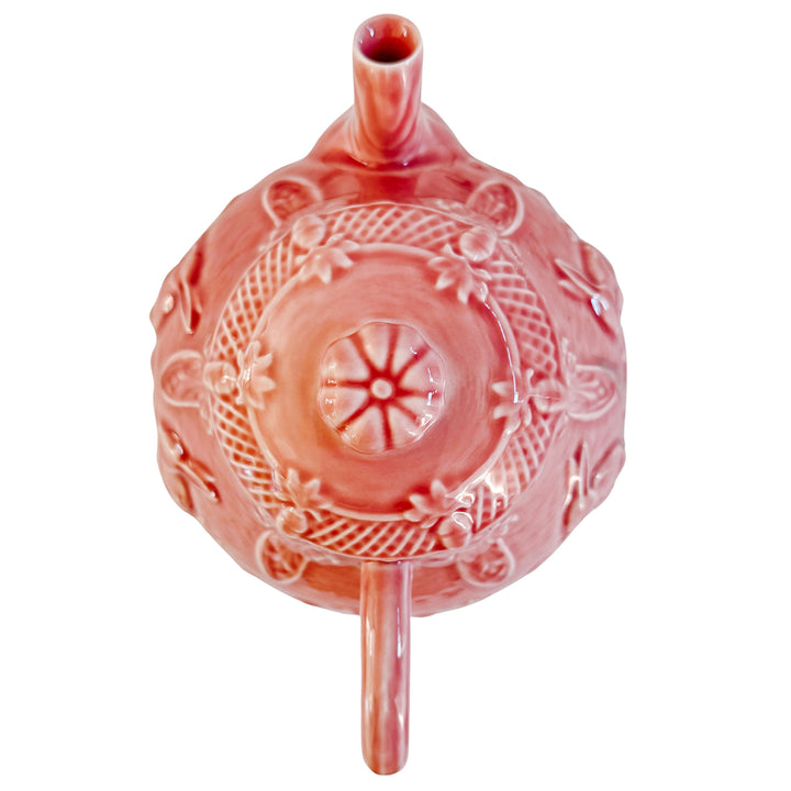 Bordallo Pinheiro Rabbit Pink Teapot