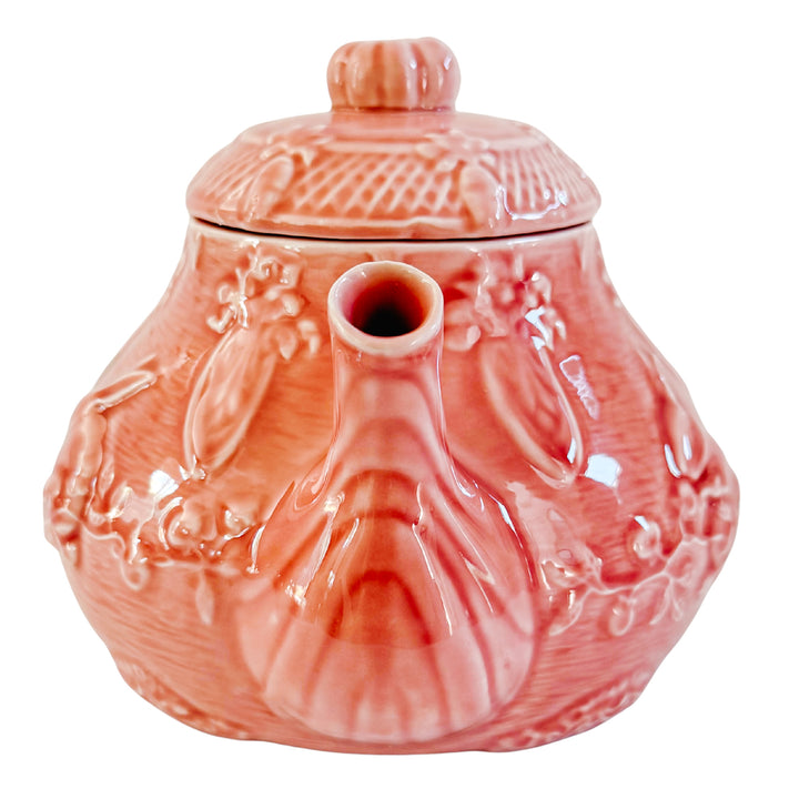 Bordallo Pinheiro Rabbit Pink Teapot