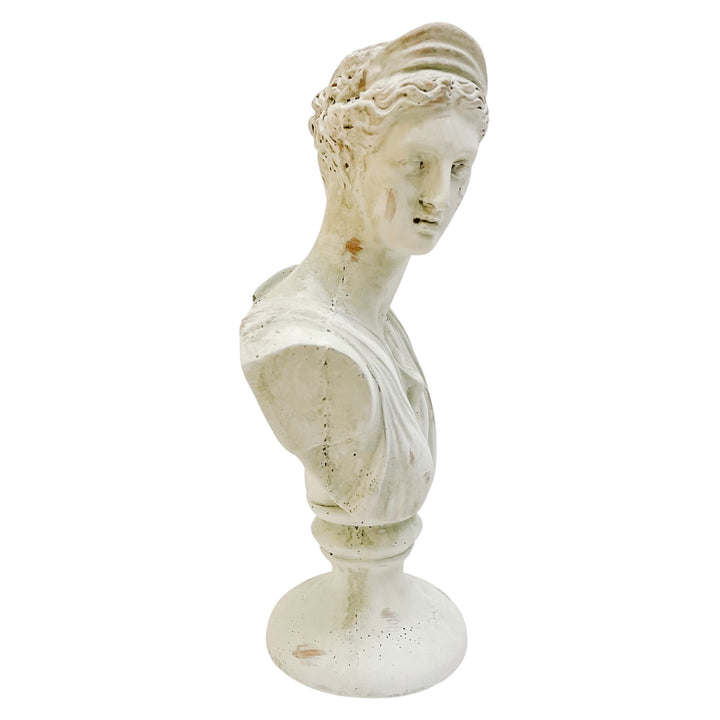 Cast Terracotta Bust of Goddess Diana of Versailles