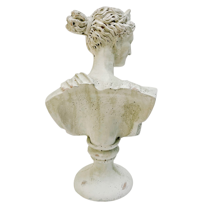 Cast Terracotta Bust of Goddess Diana of Versailles