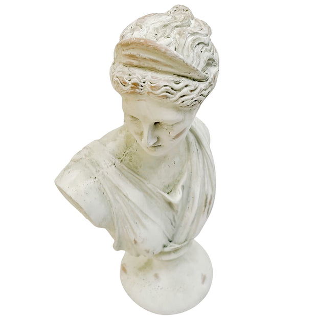 Cast Terracotta Bust of Goddess Diana of Versailles